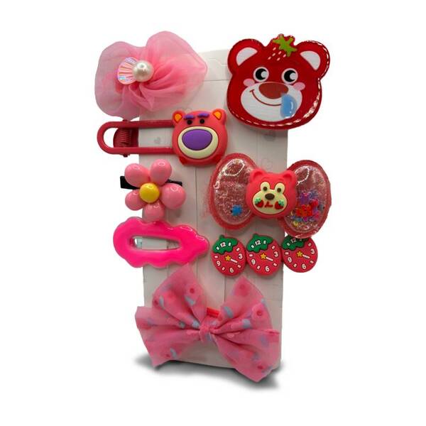 Σετ Παιδικά Κλιπ Φουξ με Χαρακτήρα Lotso από το Toy Story 3
