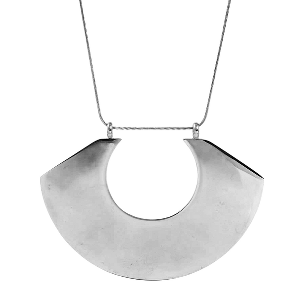 Κολιέ Ημικύκλιο Ασήμι Stainless