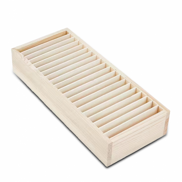 Ring Stand Rectangular Wood