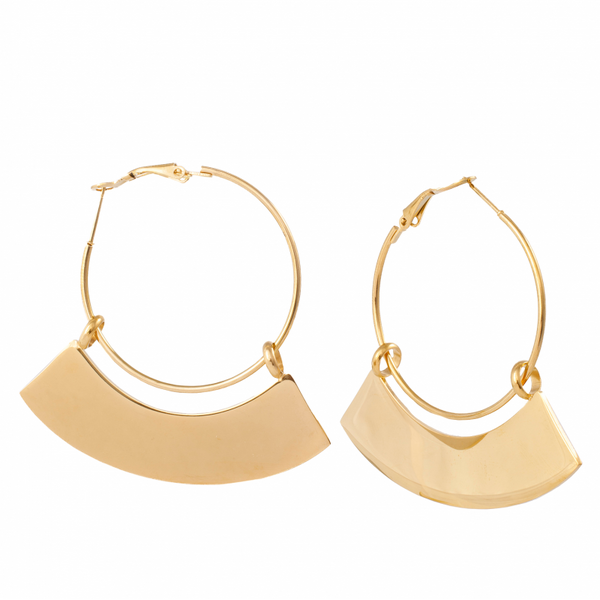 Gold Hanging Stainless Earrings