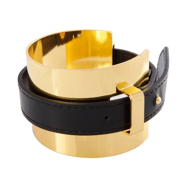 Leather Bracelets with Metal Details